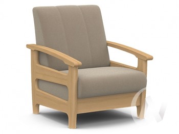 Кресло для отдыха Омега (бук лак/CATANIA LATTE) в Дубровино - dubrovino.mebel54.com | фото