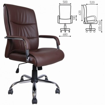 Кресло офисное BRABIX Space EX-508 (коричневый) в Дубровино - dubrovino.mebel54.com | фото