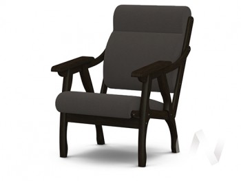 Кресло Вега-10 (венге лак/ULTRA GRAFIT) в Дубровино - dubrovino.mebel54.com | фото