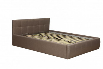 Кровать "Диана" ш. 1400 (Н=1010мм) (жаккард шоколад) в Дубровино - dubrovino.mebel54.com | фото