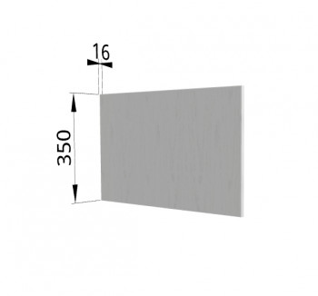 Панель торцевая (для шкафа горизонтального глубокого) ГПГ Ройс (Графит софт) в Дубровино - dubrovino.mebel54.com | фото