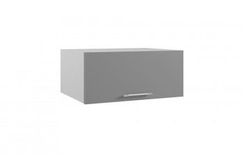 Ройс ГПГ 800 Шкаф верхний горизонтальный глубокий (Графит софт/корпус Серый) в Дубровино - dubrovino.mebel54.com | фото