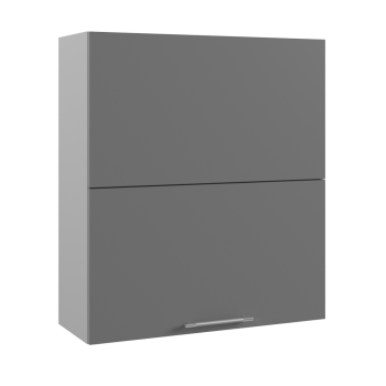 Ройс ВПГПМ 800 Шкаф верхний высокий Blum Aventos HF (Графит софт/корпус Серый) в Дубровино - dubrovino.mebel54.com | фото