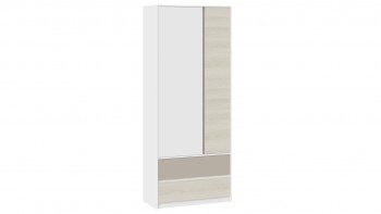 Шкаф для одежды комбинированный «Сканди» Дуб Гарден/Белый/Глиняный серый в Дубровино - dubrovino.mebel54.com | фото