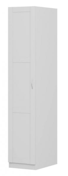 Шкаф однодверный Пегас сборный белый в Дубровино - dubrovino.mebel54.com | фото