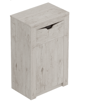 Тумба с дверцей и ящиком Соренто Дуб бонифаций/Кофе структурный матовый в Дубровино - dubrovino.mebel54.com | фото