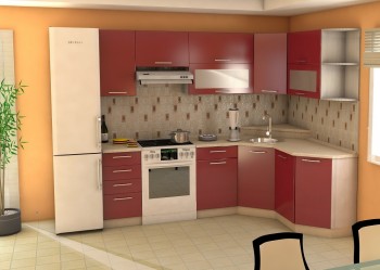 Угловая кухня Максимус-24 2400х1700 мм в Дубровино - dubrovino.mebel54.com | фото